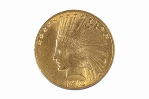 Stati Uniti d'America : 10 Dollari Indian Head  - Asta Numismatica - Associazione Nazionale - Case d'Asta italiane