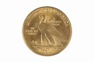 Stati Uniti d'America : 10 Dollari Indian Head  - Asta Numismatica - Associazione Nazionale - Case d'Asta italiane