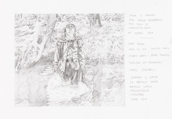 Stephen Walsh : Healing of Nimrodel  - Asta L'arte de ''Il Signore degli Anelli'' - Associazione Nazionale - Case d'Asta italiane