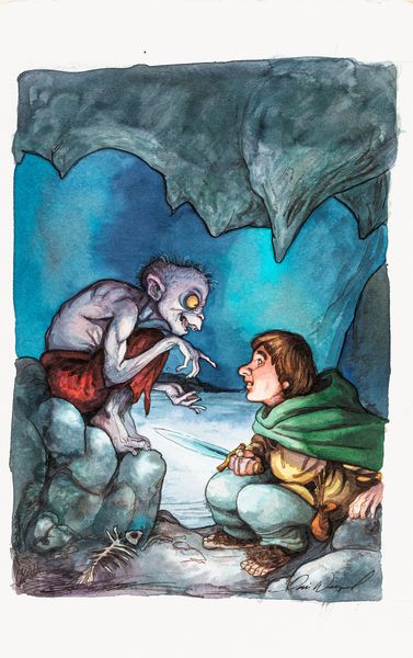 David Wenzel : The Hobbit  - Asta L'arte de ''Il Signore degli Anelli'' - Associazione Nazionale - Case d'Asta italiane