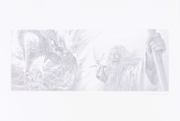 Ivan Cavini : You cannot pass  - Asta L'arte de ''Il Signore degli Anelli'' - Associazione Nazionale - Case d'Asta italiane