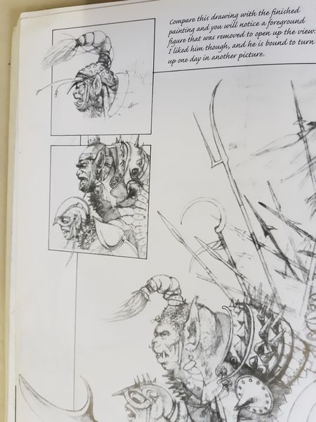 Chris Achilleos : Orc Warrior  - Asta L'arte de ''Il Signore degli Anelli'' - Associazione Nazionale - Case d'Asta italiane