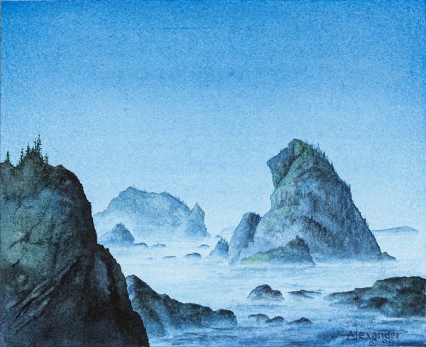 Rob Alexander : Isles Of The Dead That Live  - Asta L'arte de ''Il Signore degli Anelli'' - Associazione Nazionale - Case d'Asta italiane