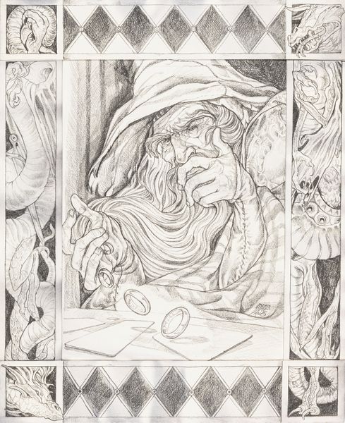 Maria Distefano : Gandalf  - Asta L'arte de ''Il Signore degli Anelli'' - Associazione Nazionale - Case d'Asta italiane