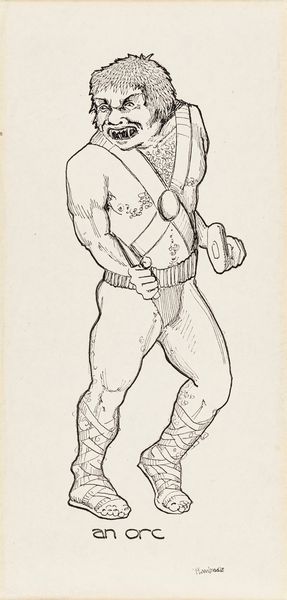 F. Dumbrowski : Gandalf - Gollum - An Orc - An Ent  - Asta L'arte de ''Il Signore degli Anelli'' - Associazione Nazionale - Case d'Asta italiane