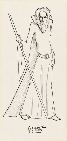 F. Dumbrowski : Gandalf - Gollum - An Orc - An Ent  - Asta L'arte de ''Il Signore degli Anelli'' - Associazione Nazionale - Case d'Asta italiane