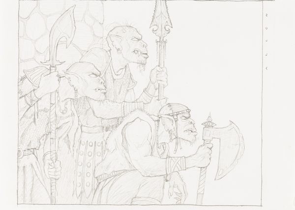 Allen G. Douglas : Cloaked by Darkness  - Asta L'arte de ''Il Signore degli Anelli'' - Associazione Nazionale - Case d'Asta italiane