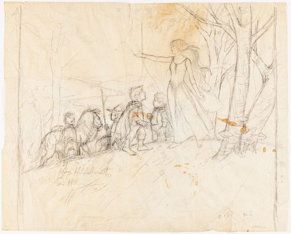 Greg & Tim Hildebrandt : Goldberry and the Hobbits  - Asta L'arte de ''Il Signore degli Anelli'' - Associazione Nazionale - Case d'Asta italiane