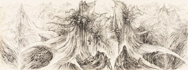 Andrzej Masianis : Minas Morgul  - Asta L'arte de ''Il Signore degli Anelli'' - Associazione Nazionale - Case d'Asta italiane