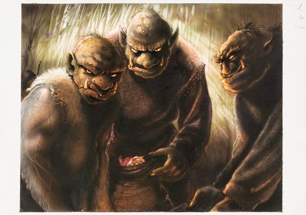 Angelo Montanini : Stone Trolls  - Asta L'arte de ''Il Signore degli Anelli'' - Associazione Nazionale - Case d'Asta italiane