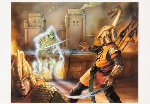 Angelo Montanini : Plague of Wights  - Asta L'arte de ''Il Signore degli Anelli'' - Associazione Nazionale - Case d'Asta italiane