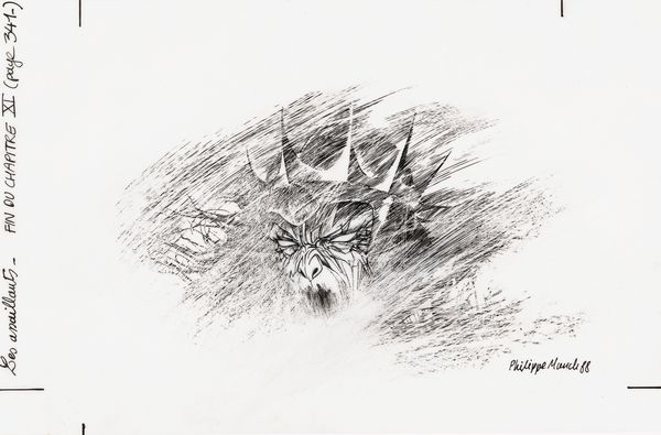 Philippe Munch : Re Stregone  - Asta L'arte de ''Il Signore degli Anelli'' - Associazione Nazionale - Case d'Asta italiane
