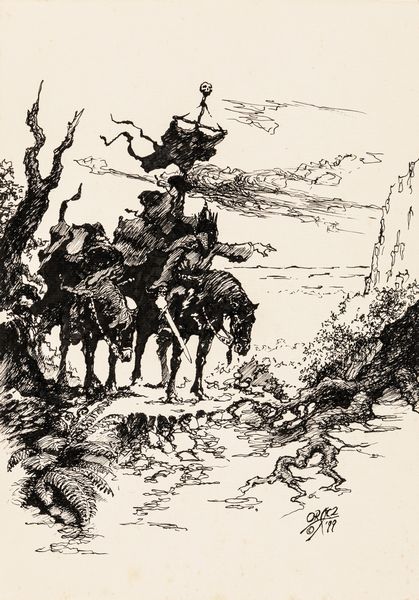 Tomasz Oracz : Cavalieri Neri  - Asta L'arte de ''Il Signore degli Anelli'' - Associazione Nazionale - Case d'Asta italiane