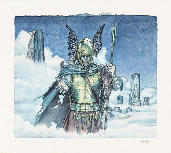 Stephen Walsh : Barrow Wight  - Asta L'arte de ''Il Signore degli Anelli'' - Associazione Nazionale - Case d'Asta italiane