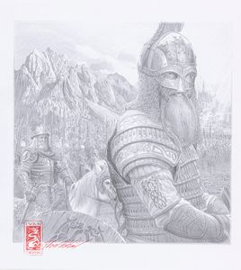 Ivan Cavini - La cavalcata dei Rohirrim