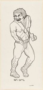 F. Dumbrowski - Gandalf - Gollum - An Orc - An Ent