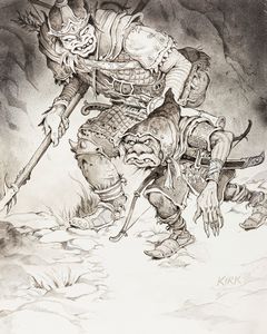 Tim Kirk - Two Orcs