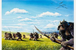 Angelo Montanini - Merry e Pipino catturati dagli Orchetti