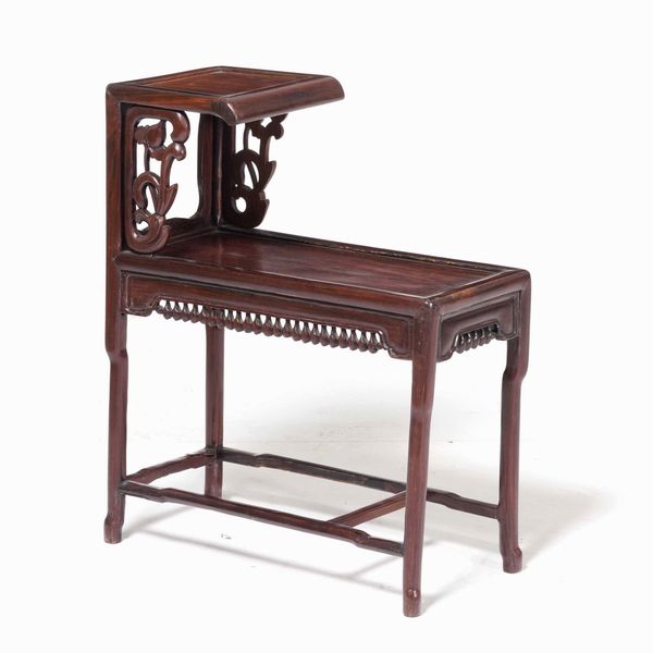 Mobile con ripiano in legno, Cina, XX secolo  - Asta Arte Orientale - Associazione Nazionale - Case d'Asta italiane