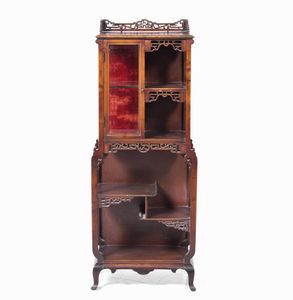 Vetrina in legno, Cina, XX secolo  - Asta Arte Orientale - Associazione Nazionale - Case d'Asta italiane