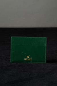 ROLEX - Portacarte Rolex verde  - Asta Orologi  - Associazione Nazionale - Case d'Asta italiane