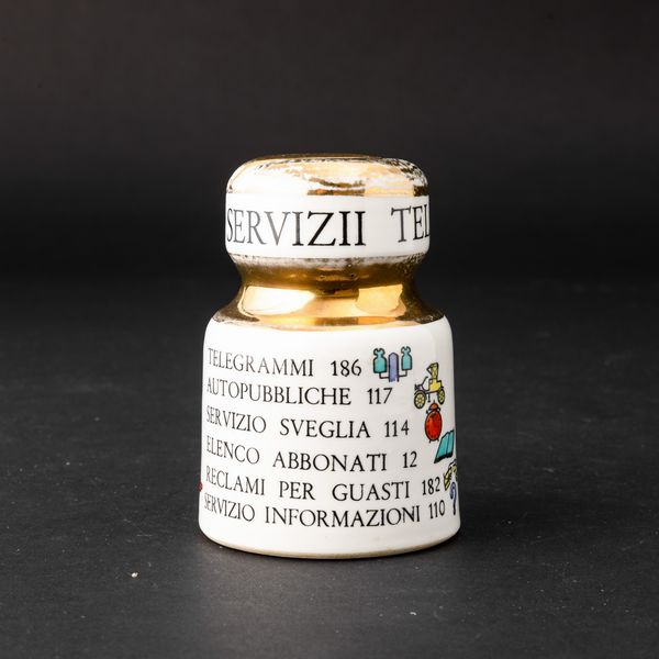 Piero Fornasetti : Milano, 1950  - Asta Solo Fornasetti - Associazione Nazionale - Case d'Asta italiane