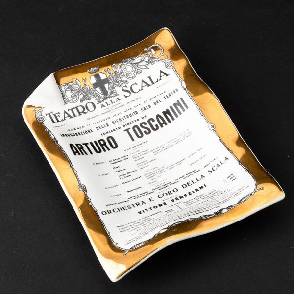 Piero Fornasetti : Milano, 1950  - Asta Solo Fornasetti - Associazione Nazionale - Case d'Asta italiane