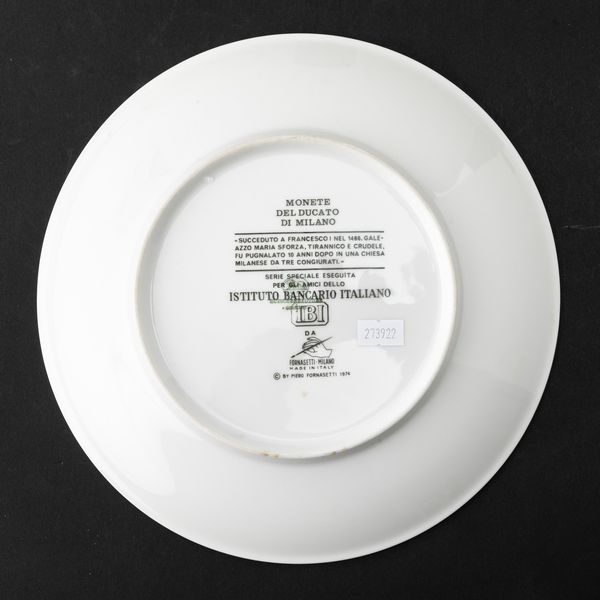 Piero Fornasetti : Milano, 1974  - Asta Solo Fornasetti - Associazione Nazionale - Case d'Asta italiane