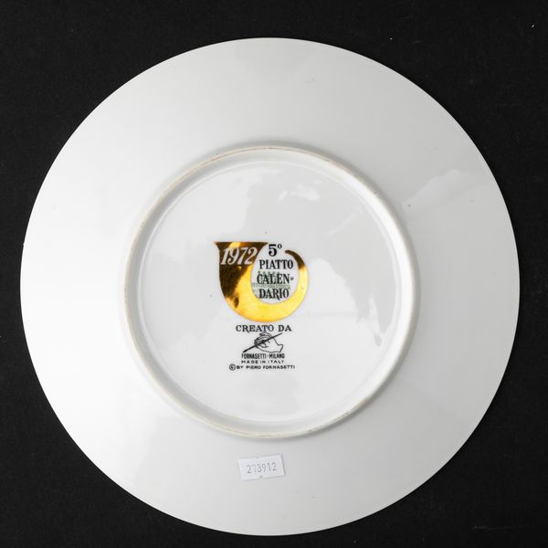 Piero Fornasetti : Milano, 1972  - Asta Solo Fornasetti - Associazione Nazionale - Case d'Asta italiane