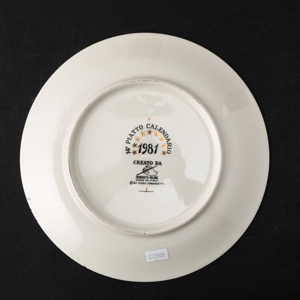 Piero Fornasetti : Milano, 1981  - Asta Solo Fornasetti - Associazione Nazionale - Case d'Asta italiane