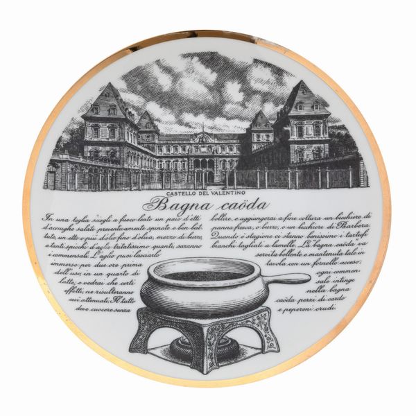 Piero Fornasetti : Milano, 1970 ca  - Asta Solo Fornasetti - Associazione Nazionale - Case d'Asta italiane