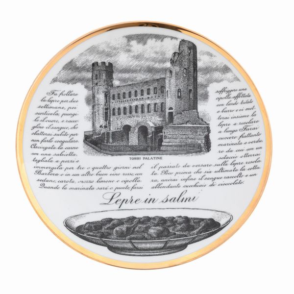 Piero Fornasetti : Milano, 1970 ca  - Asta Solo Fornasetti - Associazione Nazionale - Case d'Asta italiane