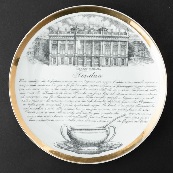 Piero Fornasetti : Milano, 1960 ca  - Asta Solo Fornasetti - Associazione Nazionale - Case d'Asta italiane