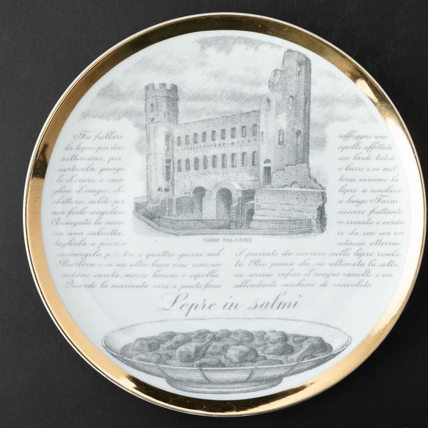 Piero Fornasetti : Milano, 1960 ca  - Asta Solo Fornasetti - Associazione Nazionale - Case d'Asta italiane