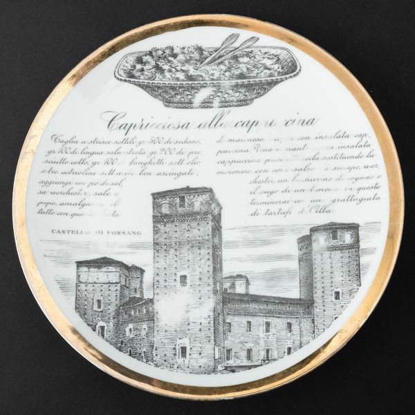 Piero Fornasetti : Milano, 1960 ca  - Asta Solo Fornasetti - Associazione Nazionale - Case d'Asta italiane