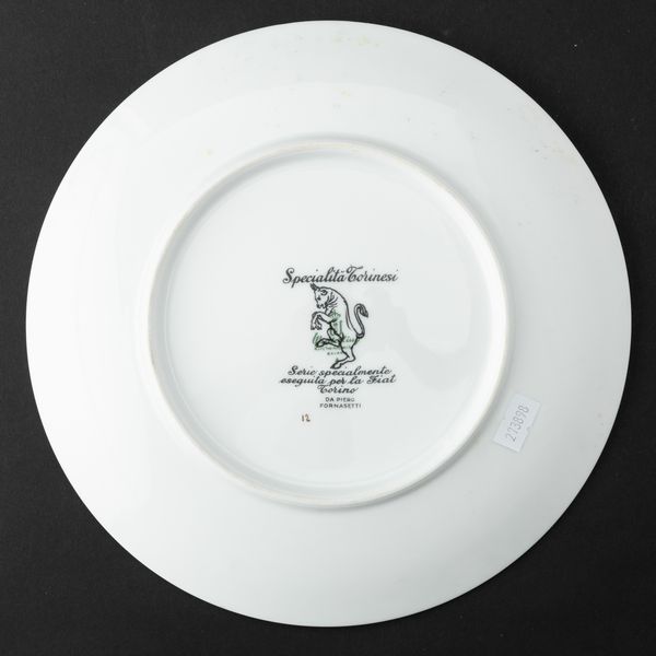 Piero Fornasetti : Milano, 1960 ca  - Asta Solo Fornasetti - Associazione Nazionale - Case d'Asta italiane