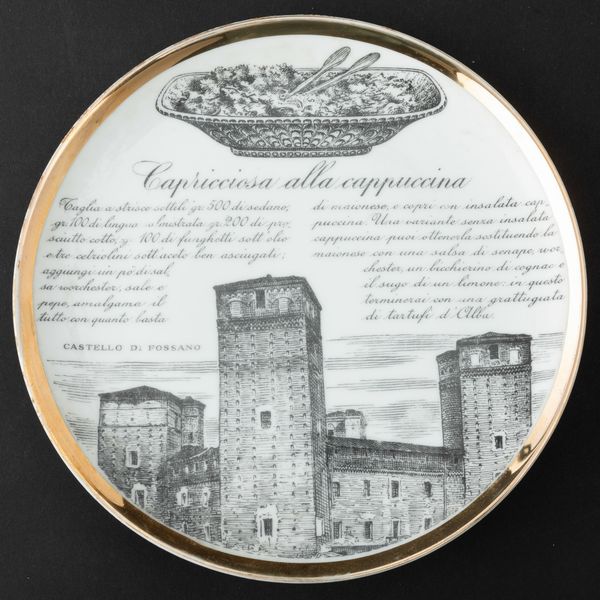 Piero Fornasetti : Milano, 1960 ca  - Asta Solo Fornasetti - Associazione Nazionale - Case d'Asta italiane