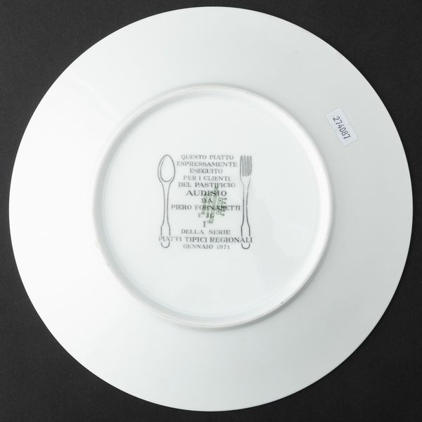 Piero Fornasetti : Milano, 1970 ca  - Asta Solo Fornasetti - Associazione Nazionale - Case d'Asta italiane