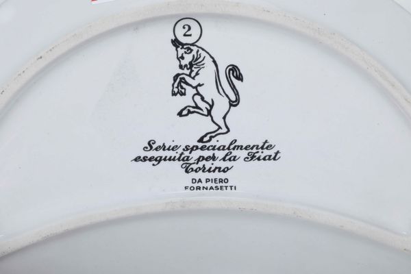 Piero Fornasetti, : Milano, 1960 ca  - Asta Solo Fornasetti - Associazione Nazionale - Case d'Asta italiane