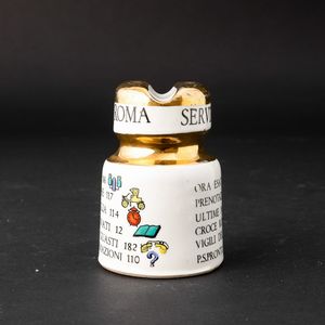 Piero Fornasetti : Milano, 1950  - Asta Solo Fornasetti - Associazione Nazionale - Case d'Asta italiane