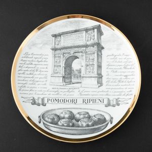 Piero Fornasetti : Milano, 1960 ca  - Asta Solo Fornasetti - Associazione Nazionale - Case d'Asta italiane