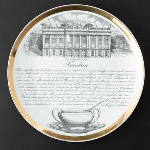 Piero Fornasetti : Milano, 1960 ca  - Asta Solo Fornasetti - Associazione Nazionale - Case d'Asta italiane