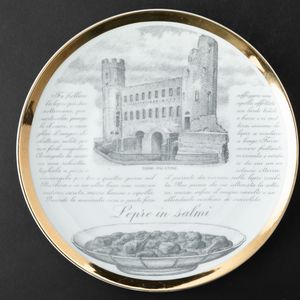 Piero Fornasetti : Milano, 1960 ca  - Asta Solo Fornasetti - Associazione Nazionale - Case d'Asta italiane