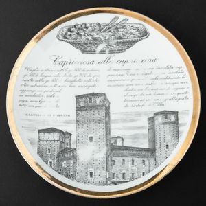 Piero Fornasetti : Milano, 1960 ca  - Asta Solo Fornasetti - Associazione Nazionale - Case d'Asta italiane
