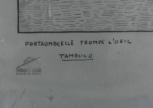 Piero Fornasetti : Milano, 1950  - Asta Solo Fornasetti - Associazione Nazionale - Case d'Asta italiane
