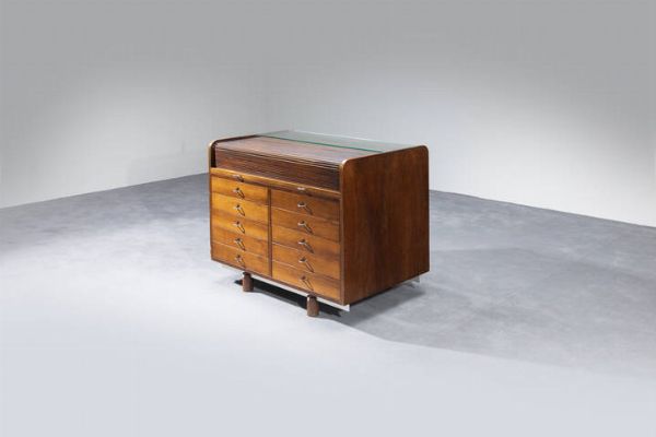 GIANFRANCO FRATTINI : Scrittoio mod. 804  - Asta Design - Associazione Nazionale - Case d'Asta italiane