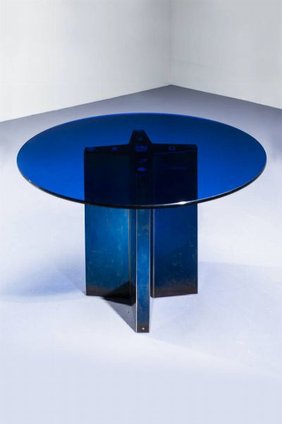 AFRA E TOBIA SCARPA : Tavolo da pranzo mod. Polygonon  - Asta Design - Associazione Nazionale - Case d'Asta italiane