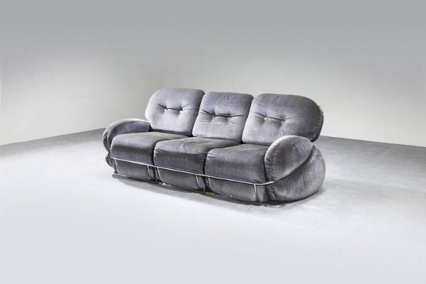ADRIANO PIAZZESI : Divano mod. Okay  - Asta Design - Associazione Nazionale - Case d'Asta italiane