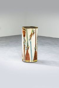 PIERO FORNASETTI Milano 1913 - 1988 - Portaombrelli della serie Fucili