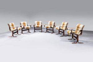 INGMAR RELLING - Sei poltroncine mod. Siesta